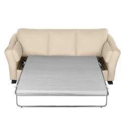 Modoform Canapé convertible Toucy - Cuir véritable Beige -Canapés Soldes Magasin schlafsofa toucy echtleder beige 461351