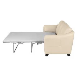 Modoform Canapé convertible Toucy - Cuir véritable Beige -Canapés Soldes Magasin schlafsofa toucy echtleder beige 461352