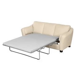 Modoform Canapé convertible Toucy - Cuir véritable Beige -Canapés Soldes Magasin schlafsofa toucy echtleder beige 461355