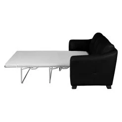 Modoform Canapé convertible Toucy - Cuir véritable noir 25 Modoform Canapé convertible Toucy - Cuir véritable noir -Canapés Soldes Magasin schlafsofa toucy echtleder schwarz 461109