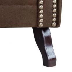 Ars manufacti Canapé Benavente (2 places) - Aspect vieux cuir marron foncé -Canapés Soldes Magasin sofa benavente 2 sitzer antiklederoptik dunkelbraun 437395