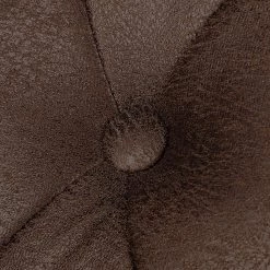 Ars manufacti Canapé Benavente (2 places) - Aspect vieux cuir marron foncé -Canapés Soldes Magasin sofa benavente 2 sitzer antiklederoptik dunkelbraun 437402