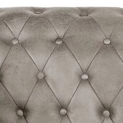 Ars manufacti Canapé Benavente (2 places) - Aspect vieux cuir argenté -Canapés Soldes Magasin sofa benavente 2 sitzer antiklederoptik silber 1757602