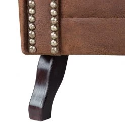 Ars manufacti Canapé Benavente (3 places) - Aspect vieux cuir marron -Canapés Soldes Magasin sofa benavente 3 sitzer antiklederlook braun 405705