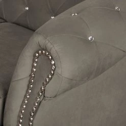 Jack & Alice Canapé Benavente I (3 places) - Gris minéral -Canapés Soldes Magasin sofa benavente i 3 sitzer microfaser steingrau 4652396