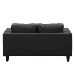 Ars manufacti Canapé Bexwell I (2 places) - Imitation cuir - Cuir synthétique Madara: Noir -Canapés Soldes Magasin sofa bexwell 2 sitzer kunstleder schwarz 5052520