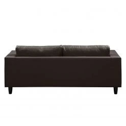 Ars manufacti Canapé Bexwell I (3 places) - Imitation cuir - Cuir synthétique Madara: Marron foncé -Canapés Soldes Magasin sofa bexwell 3 sitzer kunstleder braun 5052412