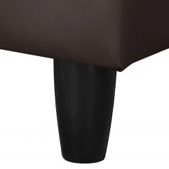 Ars manufacti Canapé Bexwell I (3 places) - Imitation cuir - Cuir synthétique Madara: Marron foncé -Canapés Soldes Magasin sofa bexwell 3 sitzer kunstleder braun 5052432