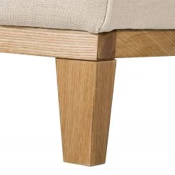 Jack & Alice Canapé Blomma (3 places) - Tissu beige - Structure : couleur chêne -Canapés Soldes Magasin sofa blomma 3 sitzer webstoff beige gestell eichefarbig 4833268