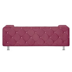 Home Design Canapé Carlotta (2 places) - Microfibre bordeaux -Canapés Soldes Magasin sofa carlotta 2 sitzer microfaser bordeaux 437703