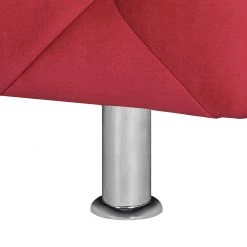 Home Design Canapé Carlotta (2 places) - Microfibre rouge -Canapés Soldes Magasin sofa carlotta 2 sitzer microfaser rot 388182