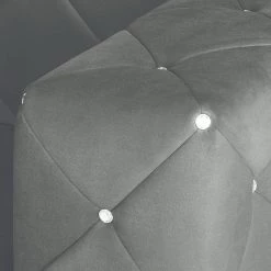 Home Design Canapé Carlotta (2 places) - Microfibre gris acier -Canapés Soldes Magasin sofa carlotta 2 sitzer microfaser stahlgrau 437693