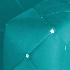 Home Design Canapé Carlotta (2 places) - Microfibre turquoise -Canapés Soldes Magasin sofa carlotta 2 sitzer microfaser tuerkis 437661