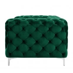 Jack & Alice Canapé Leominster II (2 places) - Velours Jila: Vert foncé -Canapés Soldes Magasin sofa cayley 2 sitzer samt 5149760