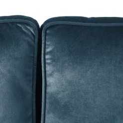 Eva Padberg Collection Canapé Edina (3 places) - Bleu foncé -Canapés Soldes Magasin sofa edina 3 sitzer samt dunkelblau 4707680