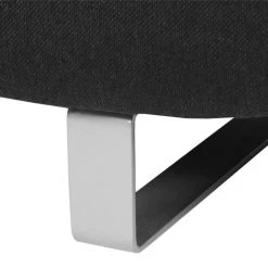 Loftscape Canapé Felipa (2 places) - Tissu noir / structuré gris -Canapés Soldes Magasin sofa felipa 2 sitzer webstoff schwarz strukturstoff grau 683938