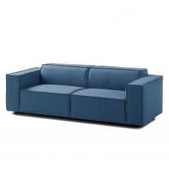 Canapé Kinx (2,5 places) Tissu - Tissu Osta: Bleu foncé - Sans fonction -Canapés Soldes Magasin sofa kinx 2 5 sitzer webstoff stoff osta dunkelblau 4320212
