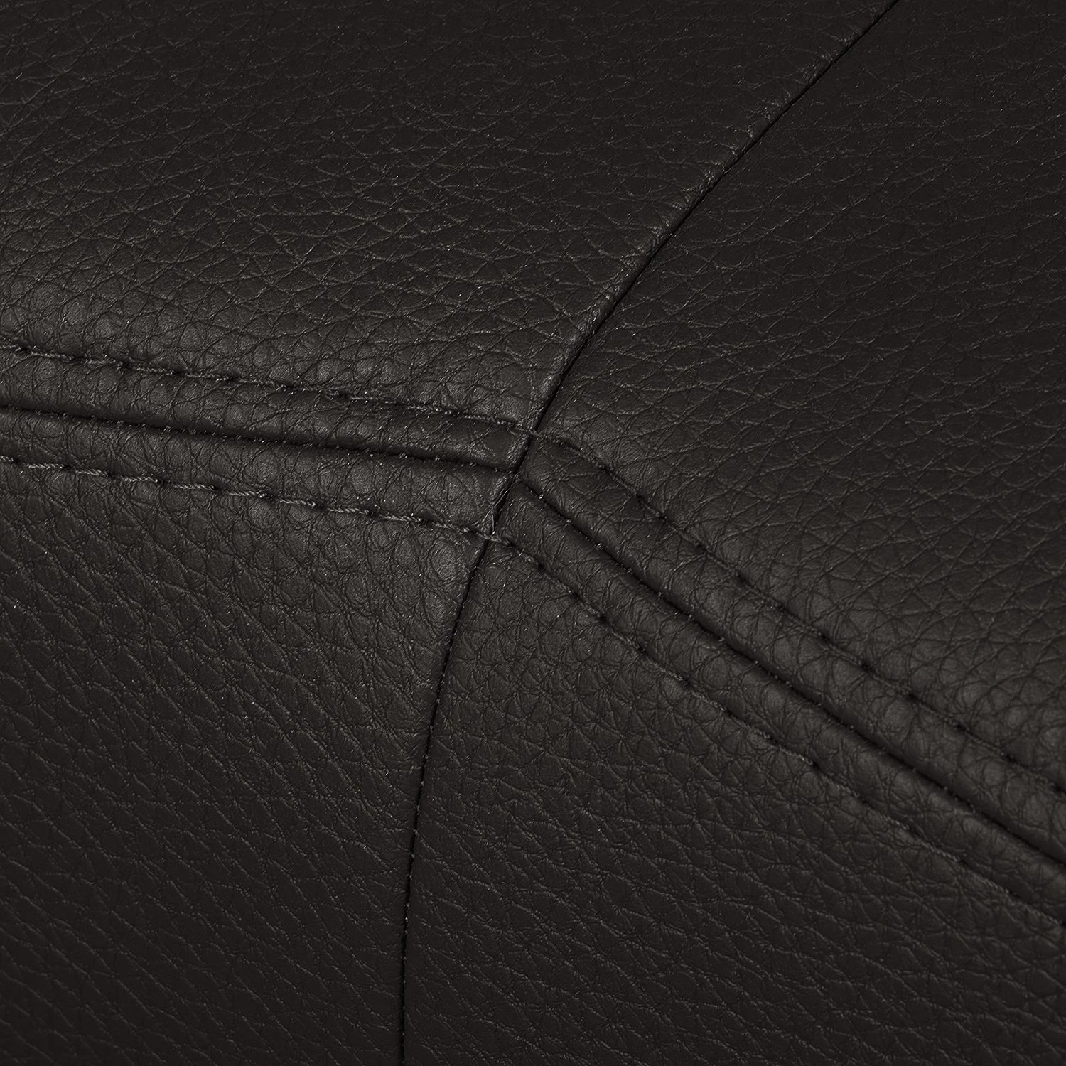 Modoform Canapé Lakin Imitation cuir (3 places) - Marron foncé 7 Modoform Canapé Lakin Imitation cuir (3 places) - Marron foncé – Image 7