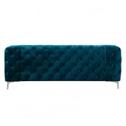 Jack & Alice Canapé Leominster (2 places) - Bleu marine -Canapés Soldes Magasin sofa leominster 2 sitzer samt marineblau 4999156