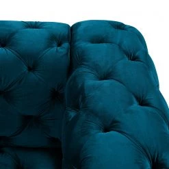 Jack & Alice Canapé Leominster (2 places) - Bleu marine -Canapés Soldes Magasin sofa leominster 2 sitzer samt marineblau 4999172