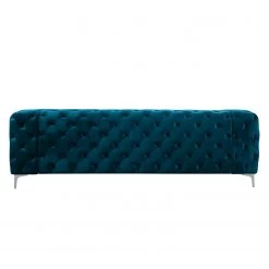 Jack & Alice Canapé Leominster (3 places) - Bleu marine -Canapés Soldes Magasin sofa leominster 3 sitzer samt marineblau 4999236
