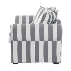 Maison Belfort Canapé Colmar (2 places) - Gris 10 Maison Belfort Canapé Colmar (2 places) - Gris -Canapés Soldes Magasin sofa livia 2 sitzer webstoff grau gestreift 309480