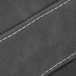 Ars Natura Canapé Maine (3 places) - Gris foncé -Canapés Soldes Magasin sofa maine 3 sitzer echtleder dunkelgrau 4479956