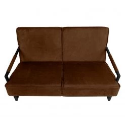 Ars manufacti Canapé Manchester IV (2 places) - Marron chocolat -Canapés Soldes Magasin sofa manchester iv 2 sitzer antiklederlook schokoladenbraun 5043836