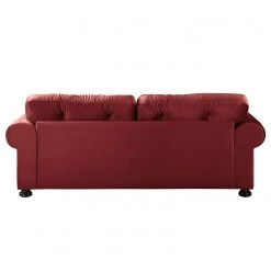 Velvet Studio Canapé Marau (3 places) - Rouge -Canapés Soldes Magasin sofa marau 3 sitzer samt rot 4915208