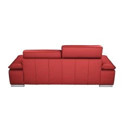 Fredriks Canapé Masca (2 places) - Cuir véritable rouge carmin -Canapés Soldes Magasin sofa masca 2 sitzer echtleder kaminrot 515469
