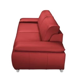 Fredriks Canapé Masca (2 places) - Cuir véritable rouge carmin -Canapés Soldes Magasin sofa masca 2 sitzer echtleder kaminrot 515472