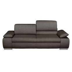 Fredriks Canapé Masca (3 places) - Tissu structuré gris marron -Canapés Soldes Magasin sofa masca 3 sitzer strukturstoff grau braun 444353