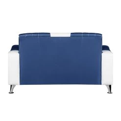 Studio Monroe Canapé Nixa (2 places) - Cuir synthétique - Blanc / Bleu foncé 16 Studio Monroe Canapé Nixa (2 places) - Cuir synthétique - Blanc / Bleu foncé -Canapés Soldes Magasin sofa nixa 2 sitzer kunstleder weiss dunkelblau 435858