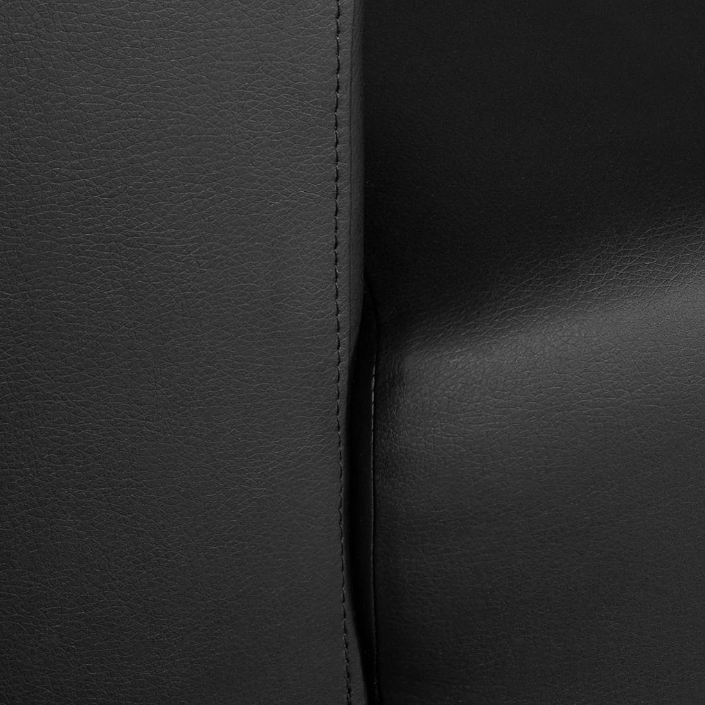 Mooved Canapé Oslo (2 places) - Imitation cuir noir 7 Mooved Canapé Oslo (2 places) - Imitation cuir noir – Image 7