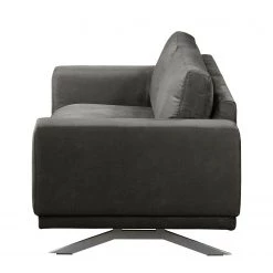 Fredriks Canapé Ramilia (2 places) - Gris foncé -Canapés Soldes Magasin sofa ramilia 2 sitzer antiklederlook dunkelgrau 4882200