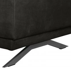 Fredriks Canapé Ramilia (2 places) - Gris foncé -Canapés Soldes Magasin sofa ramilia 2 sitzer antiklederlook dunkelgrau 4882216