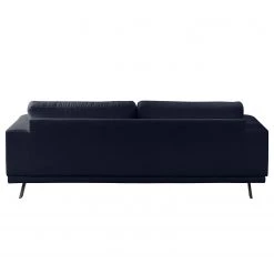 Fredriks Canapé Ramilia (3 places) - Bleu foncé -Canapés Soldes Magasin sofa ramilia 3 sitzer strukturstoff dunkelblau 4882564
