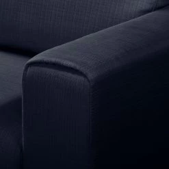 Fredriks Canapé Ramilia (3 places) - Bleu foncé -Canapés Soldes Magasin sofa ramilia 3 sitzer strukturstoff dunkelblau 4882576