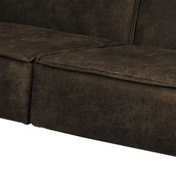 Ars manufacti Canapé Rhode (2 places) - Gris marron 12 Ars manufacti Canapé Rhode (2 places) - Gris marron -Canapés Soldes Magasin sofa rhode 3 sitzer antiklederlook braungrau 4863408
