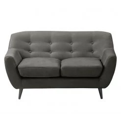 Ars manufacti Canapé Rometta (2 places) - Gris foncé 14 Ars manufacti Canapé Rometta (2 places) - Gris foncé -Canapés Soldes Magasin sofa rometta 2 sitzer antiklederlook dunkelgrau 4925788