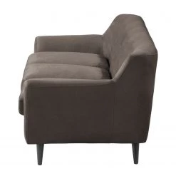 Ars manufacti Canapé Rometta (3 places) - Gris marron -Canapés Soldes Magasin sofa rometta 3 sitzer antiklederlook braungrau 4925548