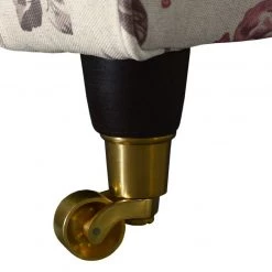 Maison Belfort Canapé Rosehearty (3 places) - Tissu - Crème / Rose -Canapés Soldes Magasin sofa rosehearty 3 sitzer webstoff creme rose 4191044 1