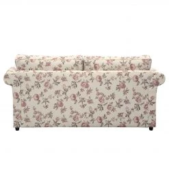 Maison Belfort Canapé Rosehearty (3 places) - Tissu - Crème / Rose -Canapés Soldes Magasin sofa rosehearty 3 sitzer webstoff creme rose 4191056