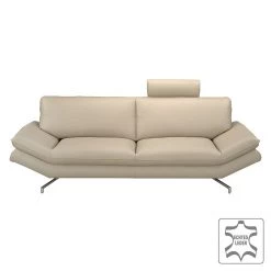 Loftscape Canapé Sharon (2,5 places) - Appui-tête réglable -Canapés Soldes Magasin sofa sharon 2 5 sitzer echtleder beige 415802