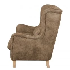 Ars Natura Canapé Shenton (2 places) - Aspect cuir vieilli - Latte macchiatto -Canapés Soldes Magasin sofa shenton 2 sitzer antiklederlook latte macchiato 4252328 1