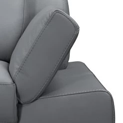 Loftscape Canapé Silvano (2,5 places) - Appui-tête réglable -Canapés Soldes Magasin sofa silvano 2 5 sitzer kunstleder grau 443521