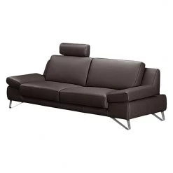 Loftscape Canapé Silvano (2,5 places) - Avec appui-tête -Canapés Soldes Magasin sofa silvano 2 5 sitzer kunstleder mocca 443749