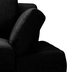 Loftscape Canapé Silvano (2,5 places) - Appui-tête réglable -Canapés Soldes Magasin sofa silvano 2 5 sitzer webstoff schwarz 442430
