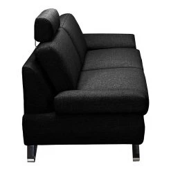 Loftscape Canapé Silvano (2,5 places) - Appui-tête réglable -Canapés Soldes Magasin sofa silvano 2 5 sitzer webstoff schwarz 442431