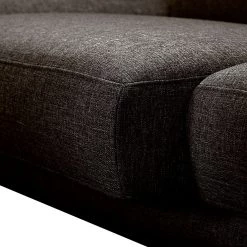 Loftscape Canapé Silvano (3 places) - Sans fonction -Canapés Soldes Magasin sofa silvano 3 sitzer webstoff braun schwarz 442488